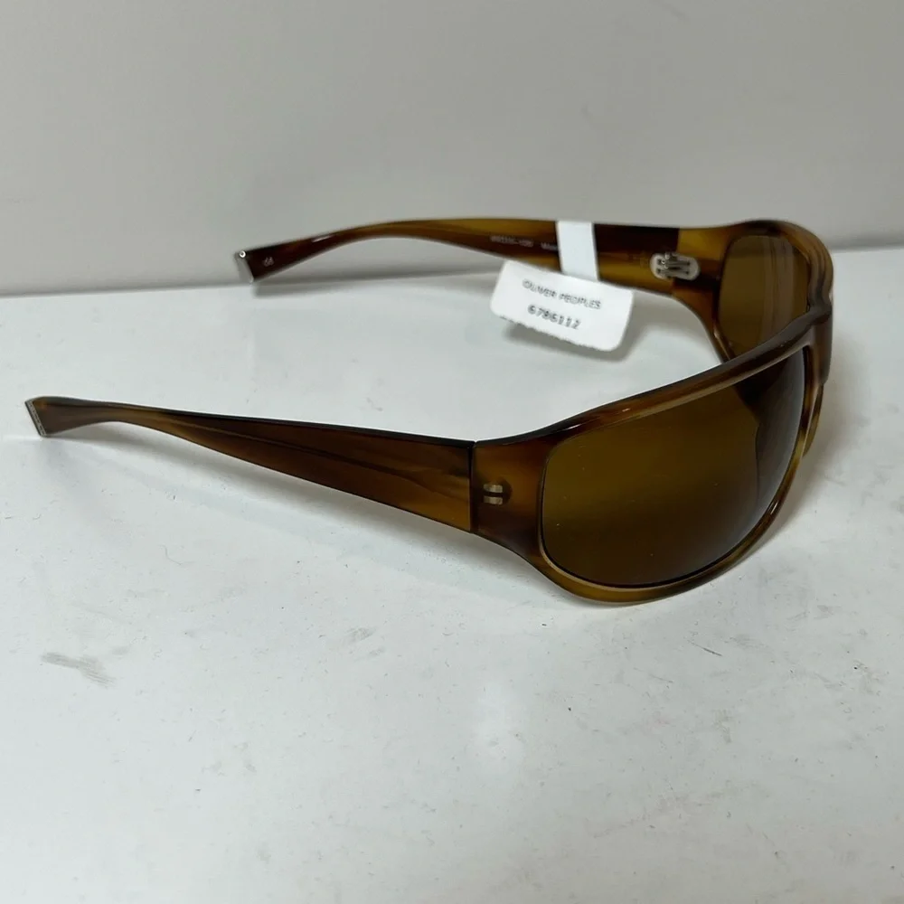 NWT Oliver Peoples Montana Polarized Horn Tortoise Brown Japan Unisex Sunglasses